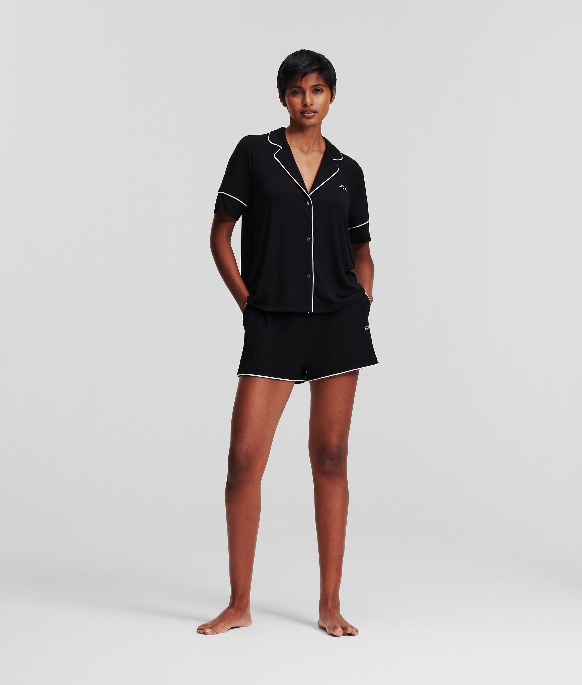 (image for) Environmentally Friendly KARL SIGNATURE JERSEY PYJAMA SET